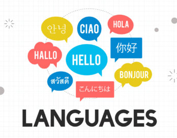 Illustration of language concept
